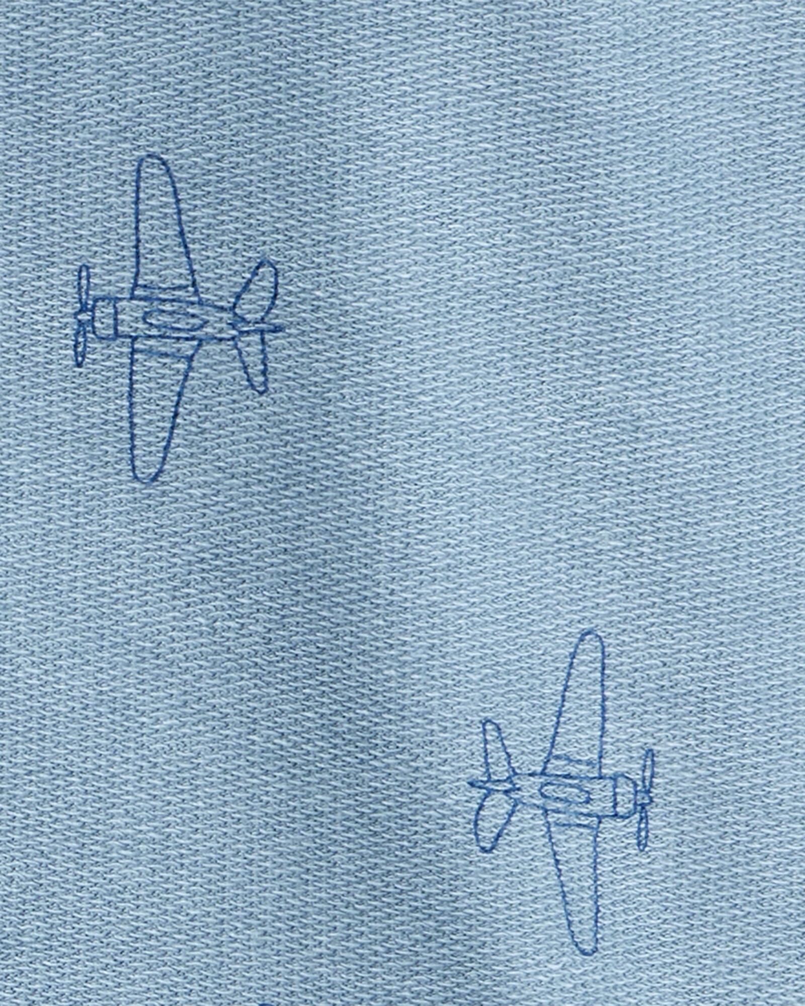 Set dos piezas de algodón, pantalón y buzo, diseño aviones Set dos piezas de algodón, pantalón y buzo, diseño aviones