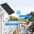 Camara Seguridad Domo GPower Exterior Solar Inalambrica 1080 Variante Color Blanco