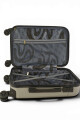 Set de 3 valijas ABS (fibra) de 20", 24" y 28" Gris