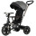 Triciclo con Capota Bebesit Explorer Deluxe 4 en 1 Gris