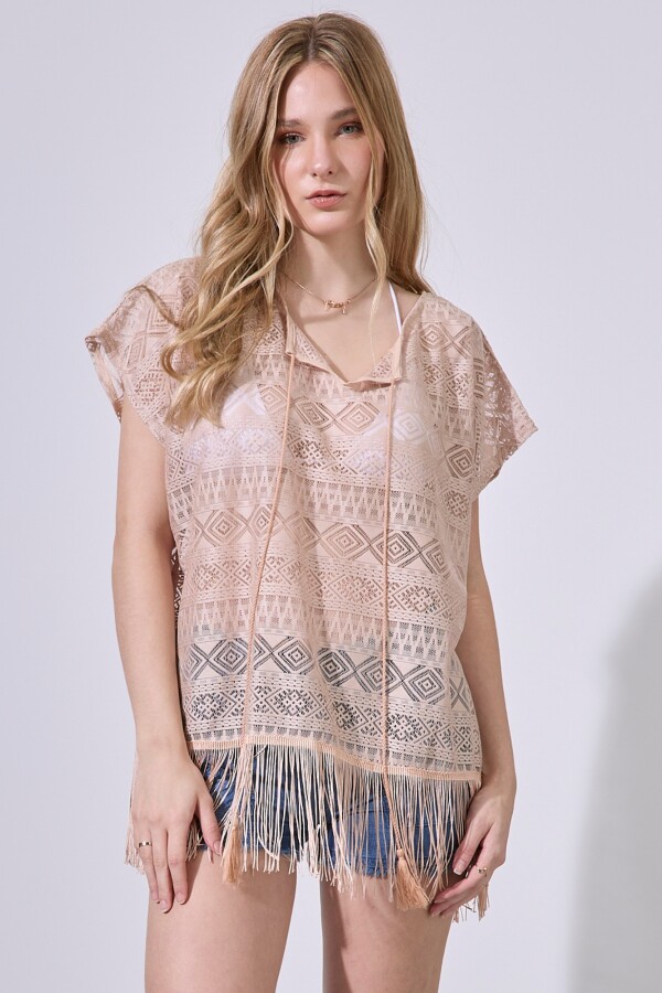 Kaftan Calado BEIGE