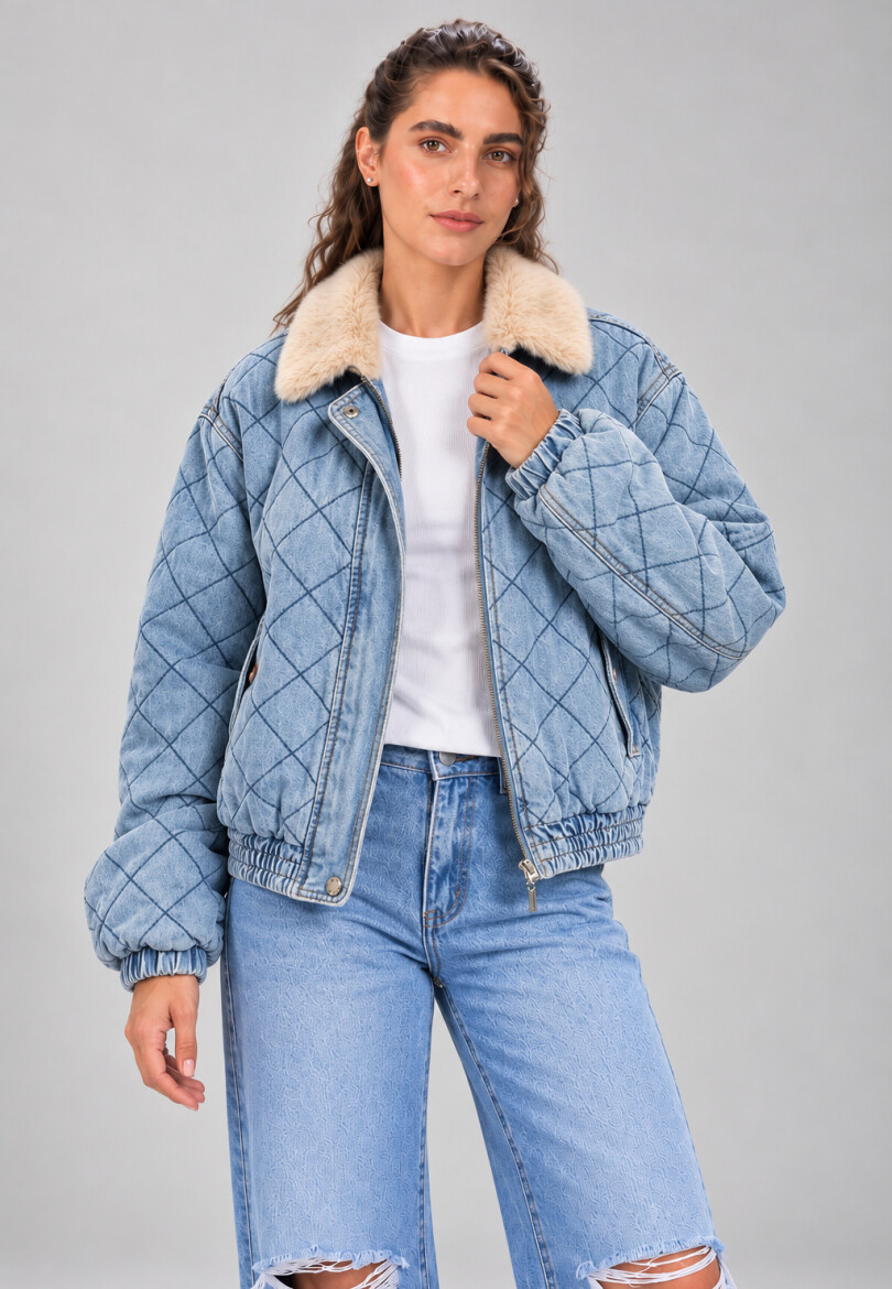 Campera New York Azul Claro