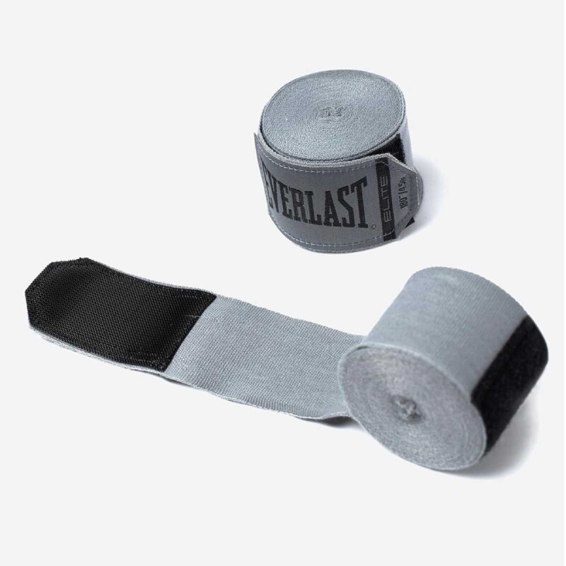 Vendas de Boxeo Elite Everlast Gris