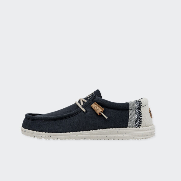 Zapatos Hey Dude Wally Linen Azul