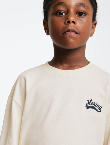 BUZO INFANTIL CON ESTAMPA - VERDE BLANCO