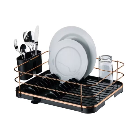 ESCURREPLATOS NEGRO RED GOLD Escurreplatos Negro Red Gold