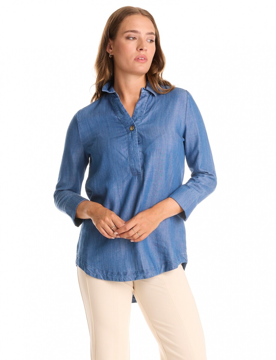 Blusa Lyocell - Jean 