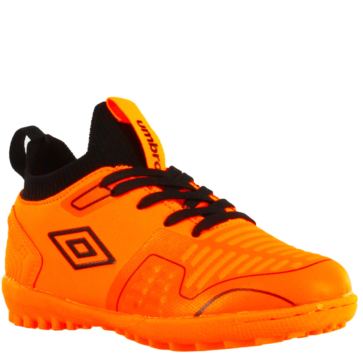 Championes Infantiles Umbro Flash HG - Anaranjado - Negro 