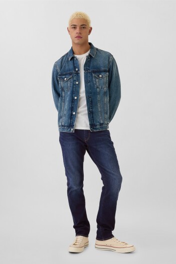 Jean Athletic Slim Hombre Dark Wash