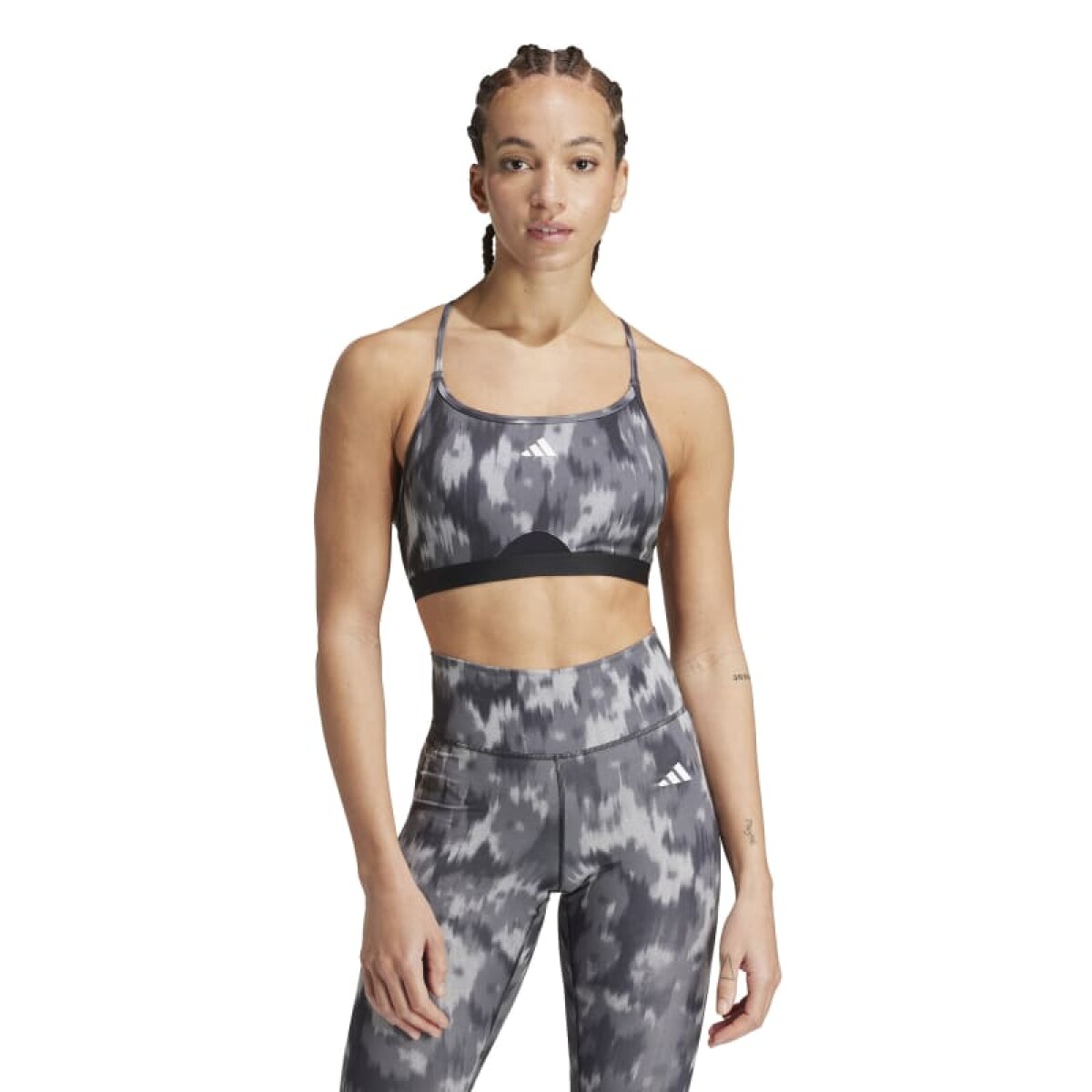 Bra Adidas Aeroreact Training Essentials - Gris 