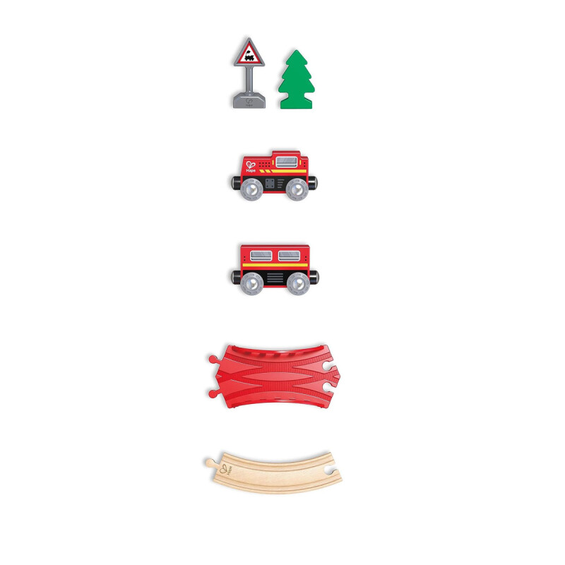 Pista de Tren Clásica Forma de 8 Hape Pista de Tren Clásica Forma de 8 Hape