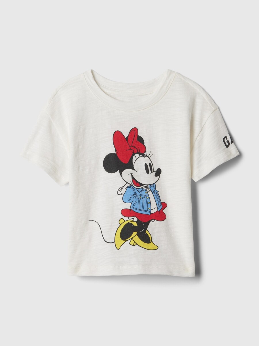 Remera Gráfico Disney Toddler Niña - New Off White 