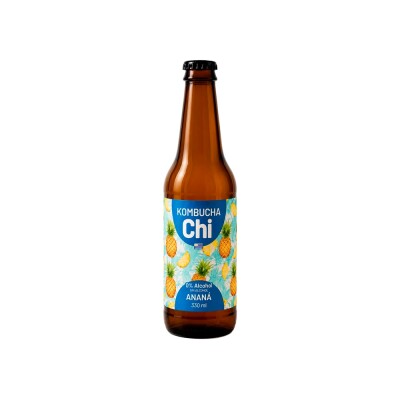 Kombucha Ananá 0% Alcohol 300 ml CHI Kombucha Anana 0% Alcohol