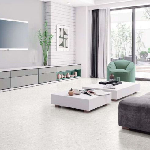 PORCELANATO TERRAZZO SATINADO BLANCO RECTIFICADO 72X72 CM GAMAS DE BLANCO
