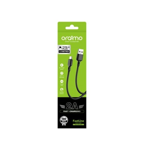 CABLE ORAIMO USB TIPOC 2A 1M Cable Oraimo Usb Tipoc 2a 1m