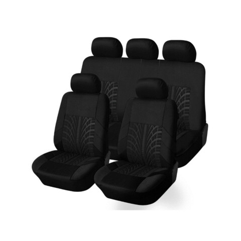 JUEGO DE FUNDAS CUBRE ASIENTO (NEGRO) Juego De Fundas Cubre Asiento (negro)