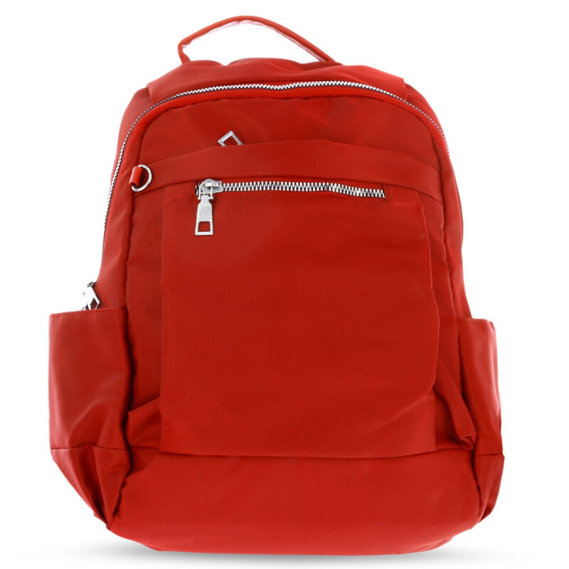 Mochila Miss Carol con cierres metalicos AZURITA Rojo