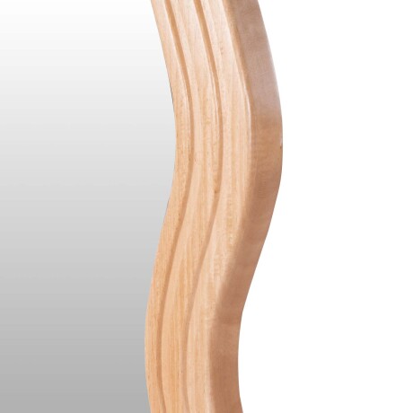 ESPEJO DISCO 74X170CM MADERA-DE-MANGO NATURAL-BEIGE CRUDO
