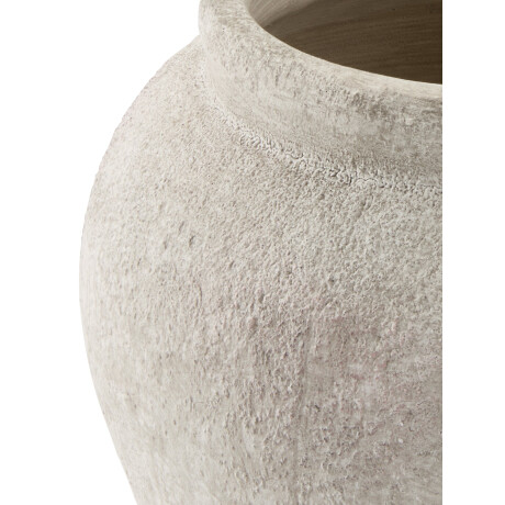 Maceta JOKUM Ø24xA21cm gres porcelánico Gris