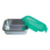 Vianda Metálico Para Microondas 1300 Ml Verde