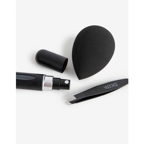 Set De Accesorios De Cosmética Negro