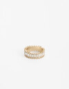 Anillos Chicos Strass Anillo Elástico Strass - Cristal