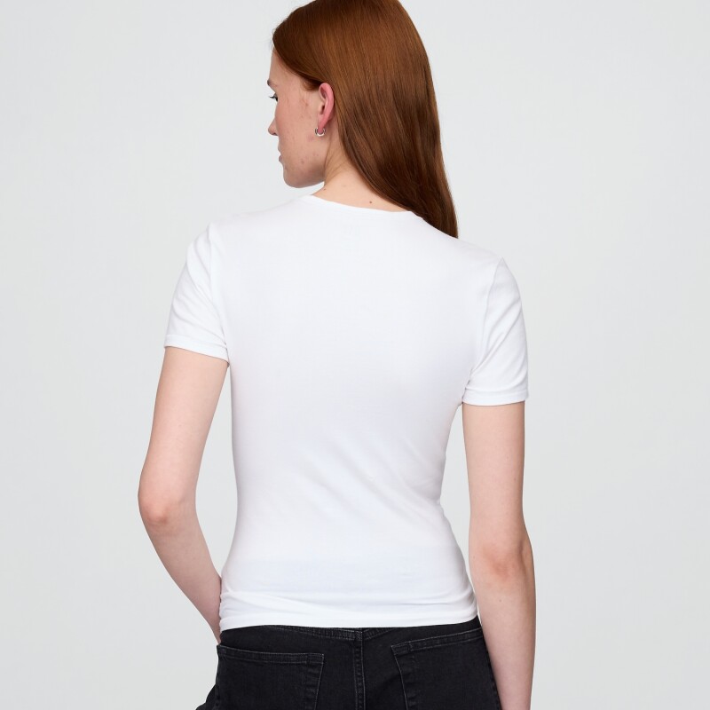 SS CLOSEKNIT CREW - 23 1/2 FRESH WHITE