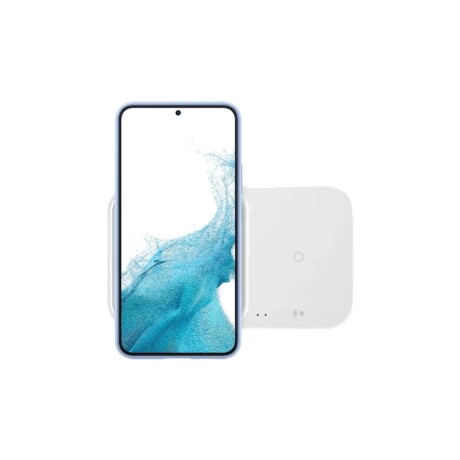 Cargador Inalámbrico Samsung Duo 15 W Carga Súper Rápida White
