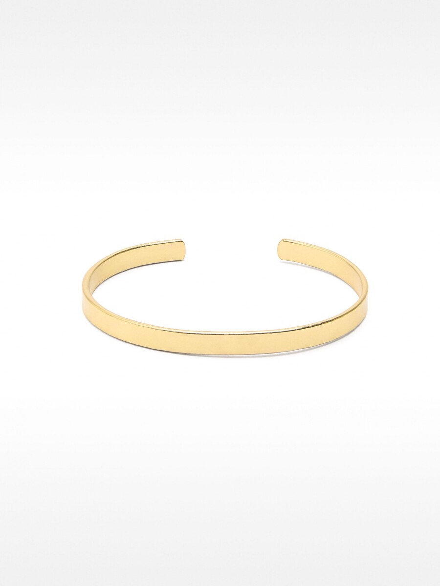 Pulsera Rígida Irregular dorado