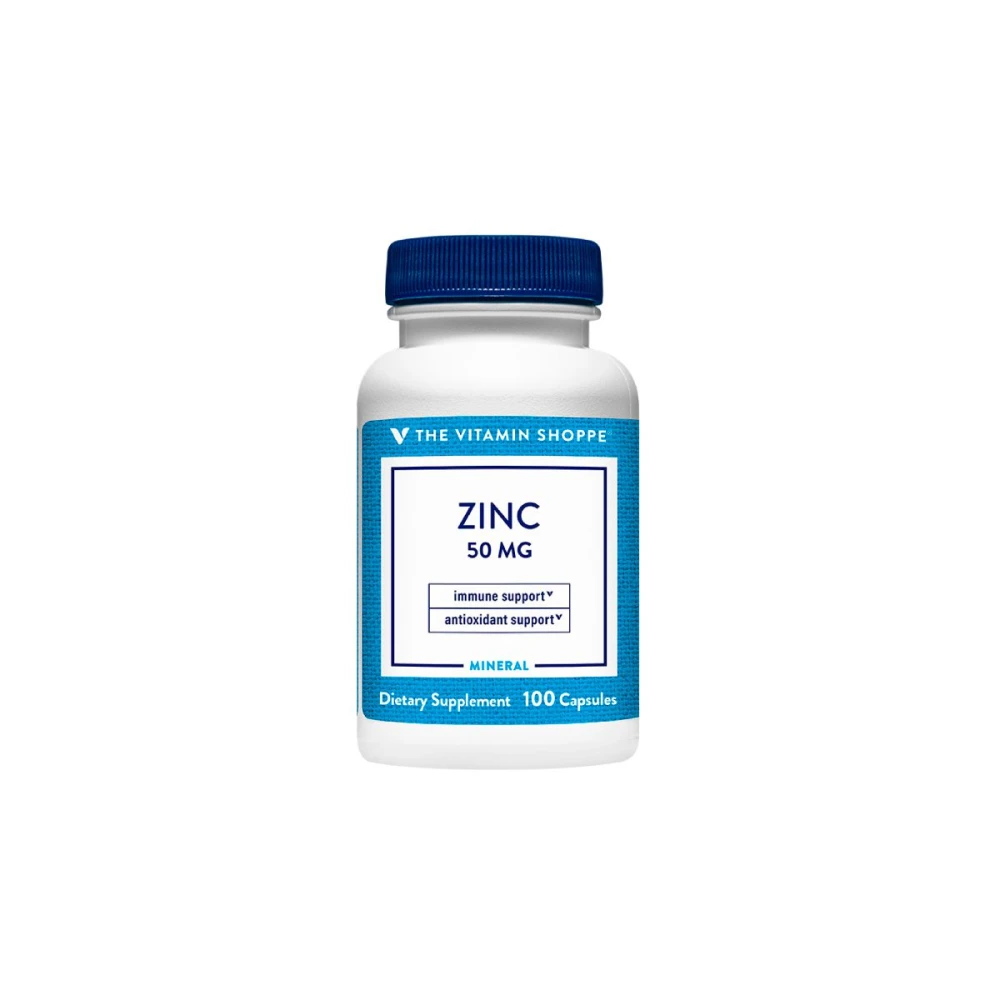 ZINC 50 MG. VIT. SHOPPE FR. X 100 CÁPS.