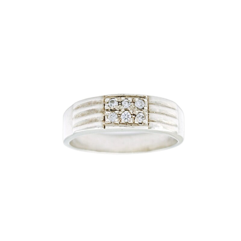 Anillo Varios-Plata 950-Piedra Zirconia-AN3873 conpiedra