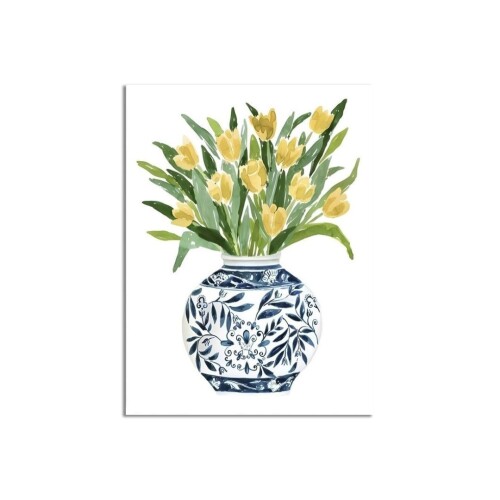 Cuadro Canvas 30x40cm - Jarrón con flores Cuadro Canvas 30x40cm - Jarrón con flores