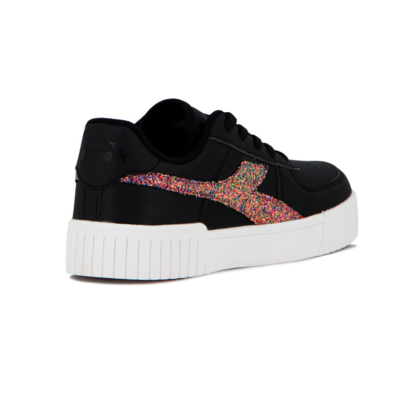 Championes Diadora Bampu Mujer Negro-Rosado