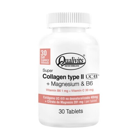 COLAGENO TIPO II + MAGNESIO + VITAMINA B6 30 CAP COLAGENO TIPO II + MAGNESIO + VITAMINA B6 30 CAP