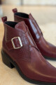 Botin nacha Bordeaux