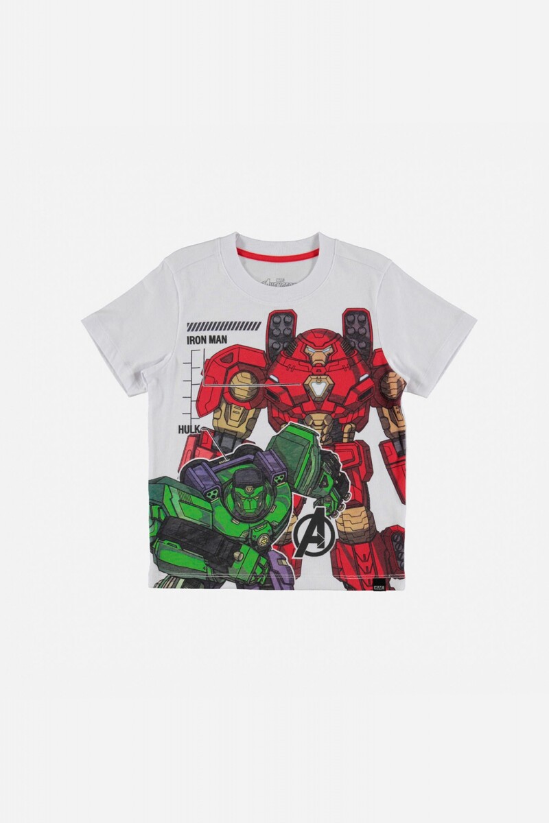 T-shirt de niño Avengers - Blanco 