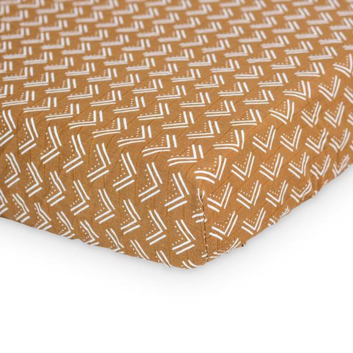 LJ7CRIB - Sábana Bajera Para Bebés - Mudcloth (135x70cm) 