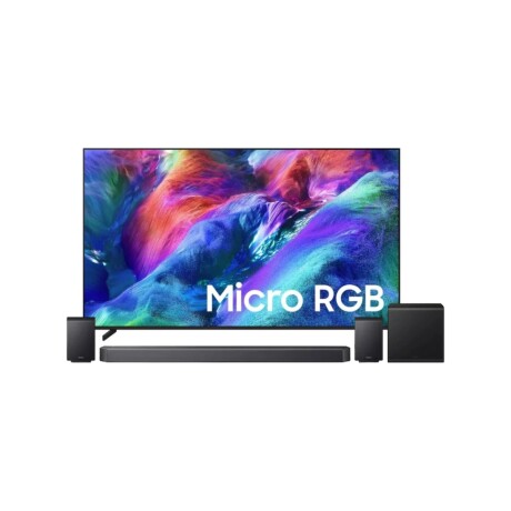 Smart TV Samsung 75" Micro RGB R85H 4K Vision AI (2026) + Barra de Sonido Samsung HW-Q930 ¡De Regalo! Smart TV Samsung 75" Micro RGB R85H 4K Vision AI (2026) + Barra de Sonido Samsung HW-Q930 ¡De Regalo!