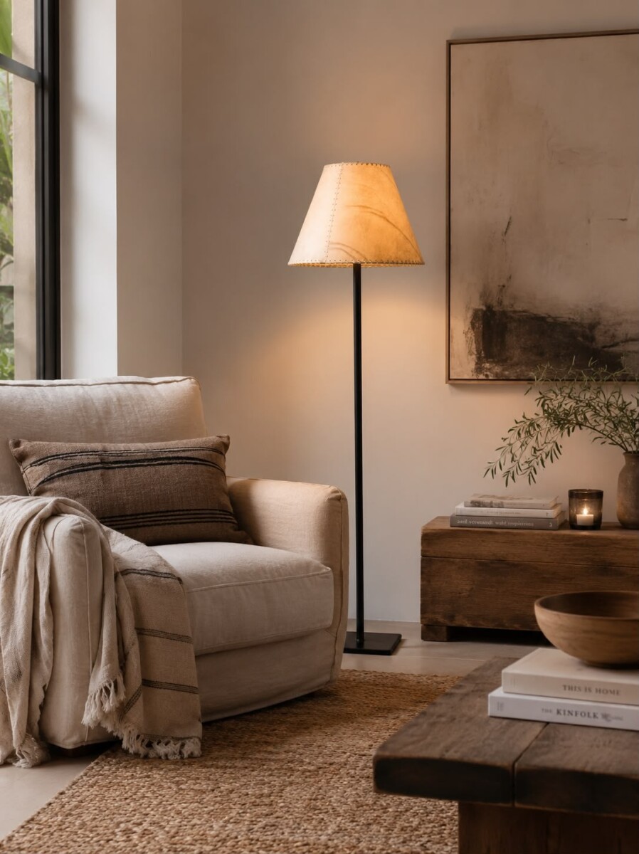 Floor Lamp Grande - Lonja / Negro 