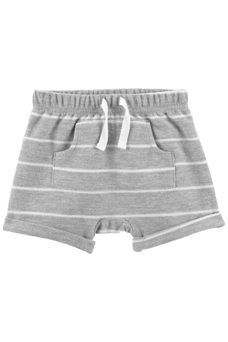 Set tres piezas de algodón, short, musculosa henley y body diseño peces Set tres piezas de algodón, short, musculosa henley y body diseño peces