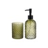 SET DISPENSADOR/VASO VERDE P/BAÑO Unica