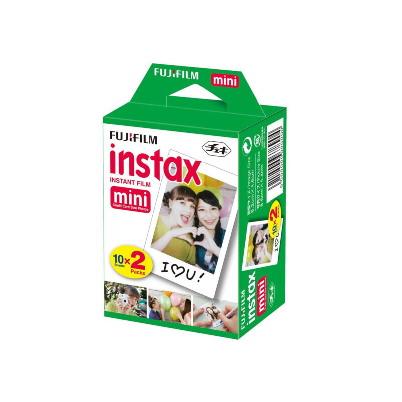 Película Fotográfica Fujifilm Instantánea Pack 10x2 54x86mm Película Fotográfica Fujifilm Instantánea Pack 10x2 54x86mm