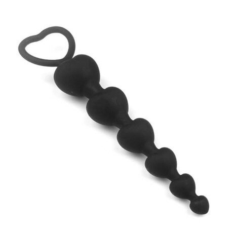 Vara Anal Corazones Negros Vara Anal Corazones Negros