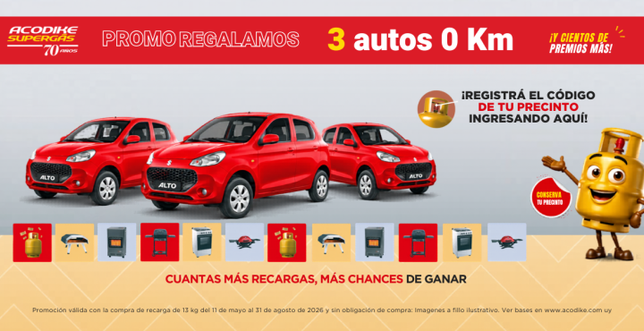 3 AUTOS 0KM Y CIENTOS DE PREMIOS PARA CELEBRAR NUESTROS 70 AÑOS