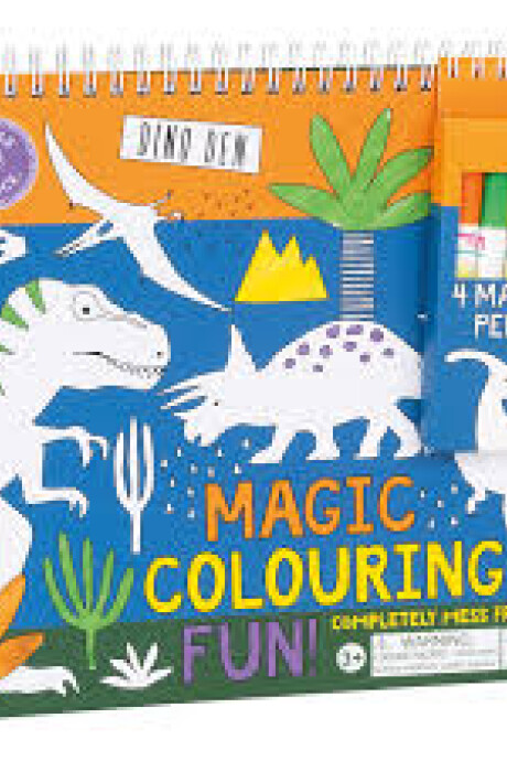 LIBRO PARA COLOREAR CON MARCADORES MAGICOS DINO LIBRO PARA COLOREAR CON MARCADORES MAGICOS DINO