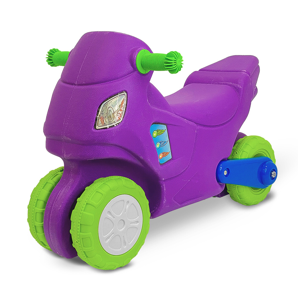 Moto Buggy 4 Ruedas Infantil Resistente Sin Pedales - Violeta 