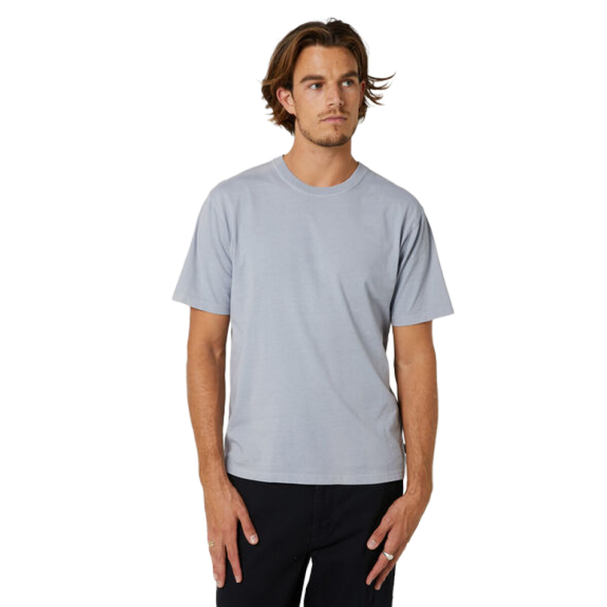 Remera MC Rip Curl Plain Wash Tee - Celeste 