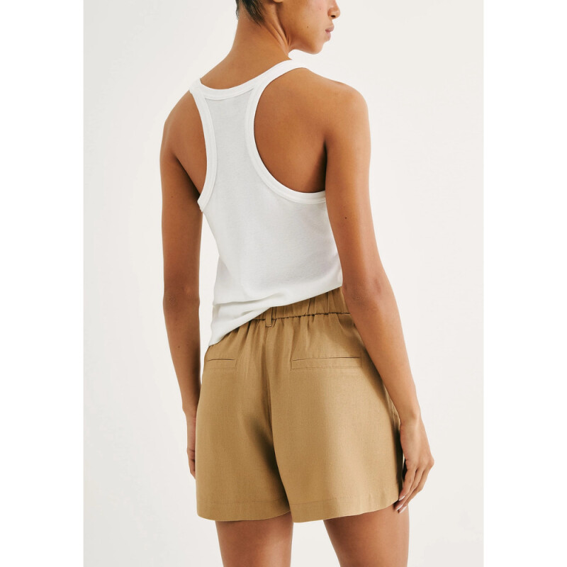 SHORTS FEM BEGE CLARO
