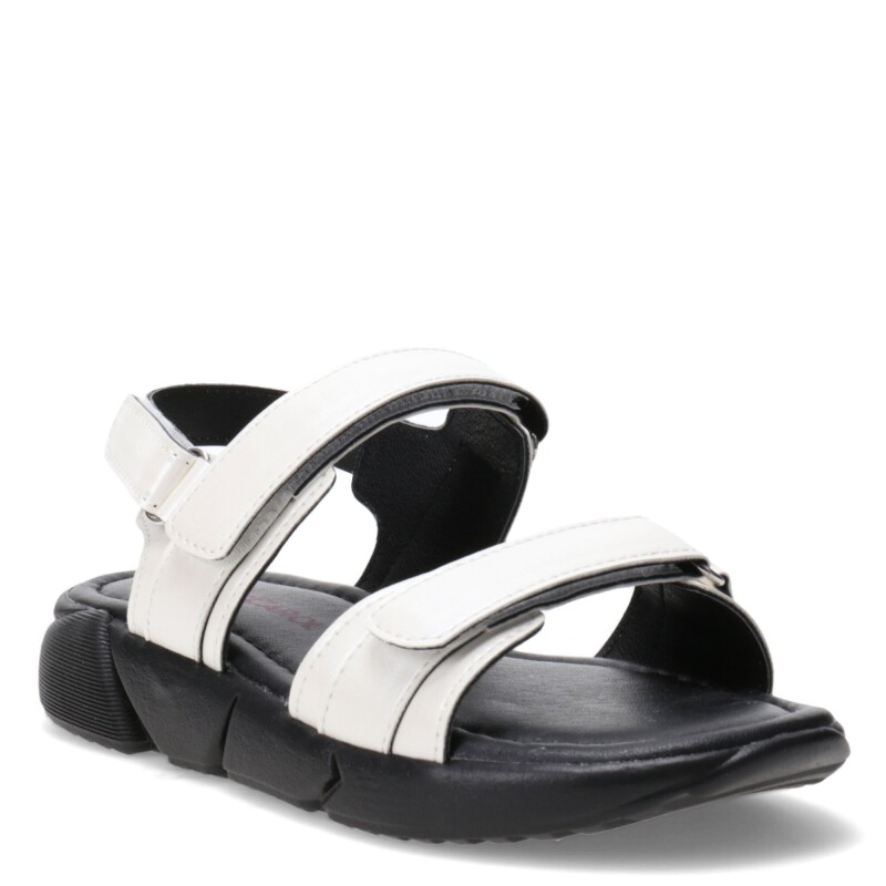 Sandalias de Niña MINI Miss Carol SEMIC con dos velcros Blanco