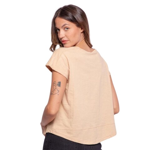 REMERA FANCINE S-XL BEIGE